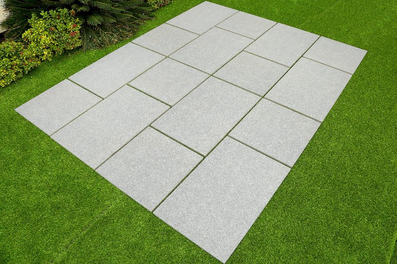 20mm Mid Grey Granite Porcelain Paving 600x900mm