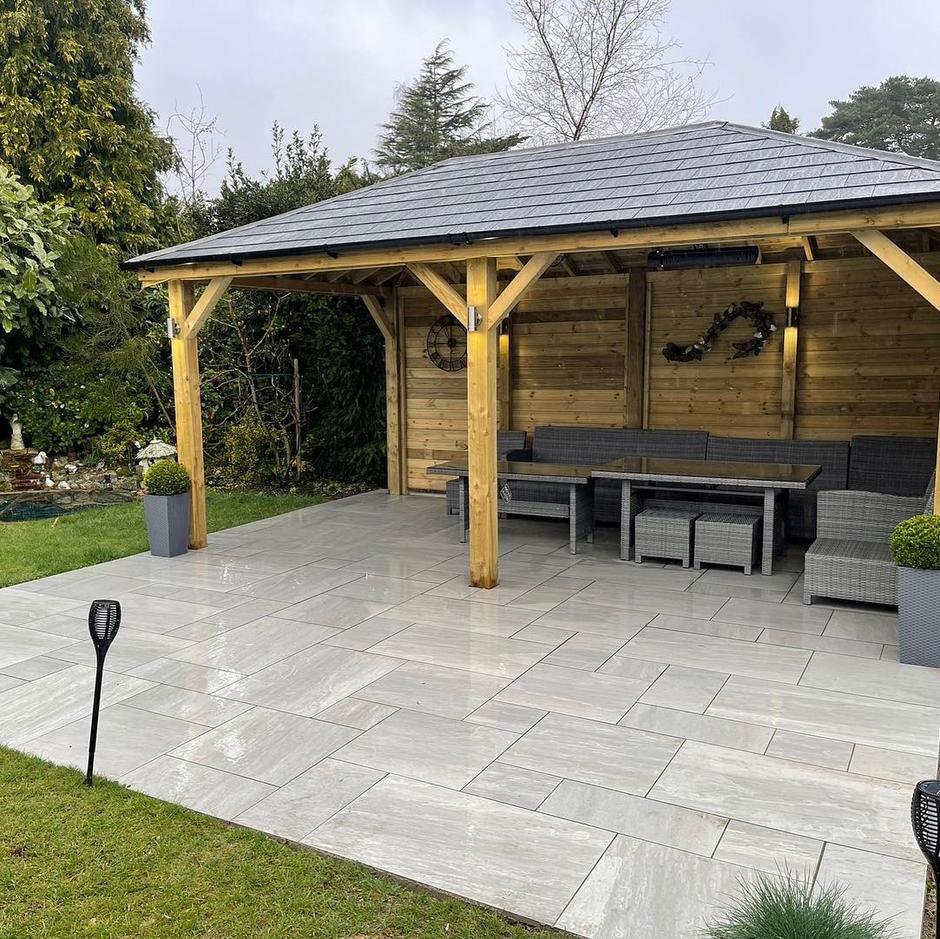 20mm Kandla Grey Porcelain Paving 600x900mm — view 3