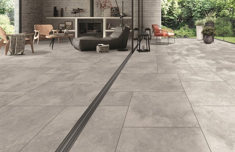 20mm Limestone Ash Porcelain Paving 600x900mm