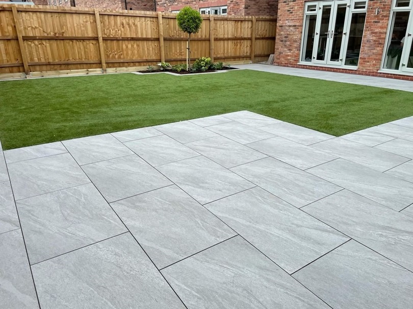 20mm County Light Grey Porcelain Paving 600x900mm